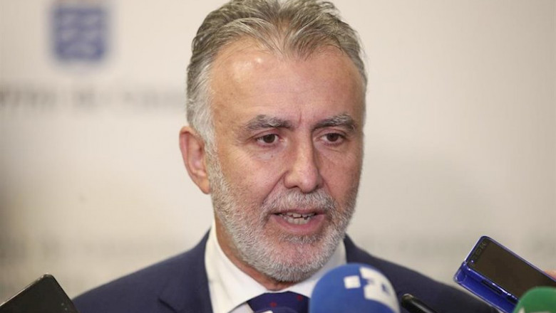 ep el presidente de canarias angel victor torres ofrece declaraciones a los medios de comunicacion