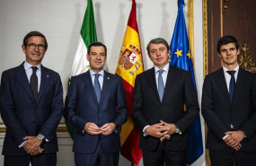 ep el presidente de la junta de andalucia juanma moreno ha mantenido este martes una reunion en