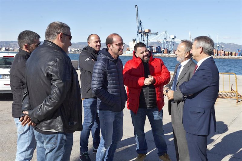 ep el presidente de puertos del estado visita el puerto de castellon