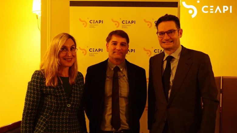 El secretario general de Asuntos Económicos y G20, Manuel de la Rocha, durante el encuentro empresarial organizado por CEAPI. | CEAPI ep el secretario general de asuntos economicos y g20 manuel de la rocha durante el encuentro