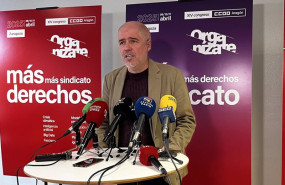 ep el secretario general de ccoo unai sordo en el xiv congreso regional de ccoo en aragon