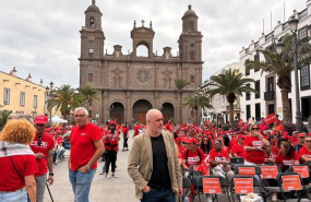 ep el secretario general de ccoo unai sordo este jueves en las palmas de gran canaria