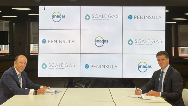 ep firma del acuerdo de enagas y peninsula para construir un buque para suministrar gnl ep firma del acuerdo de enagas y peninsula para construir un buque para suministrar gnl