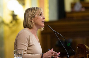 ep idoia sagastizabal del grupo parlamentario vasco eaj pnv defiende la mocion sbore las medidas que