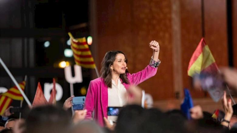 ep la candidata de ciudadanos al congreso ines arrimadas durante el acto de cierre de campana en