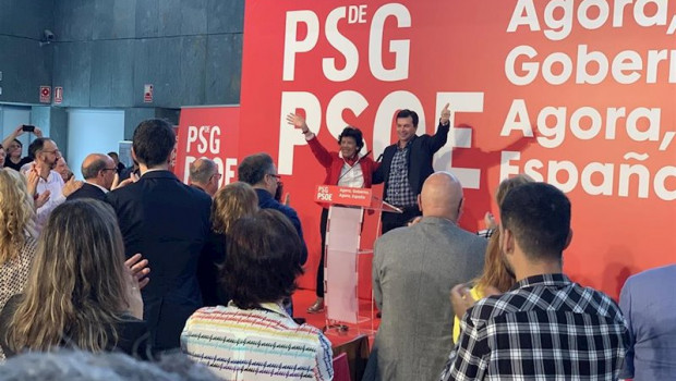 ep la ministra de educacion y universidades isabel celaa y el secretario xeral del psdeg gonzalo