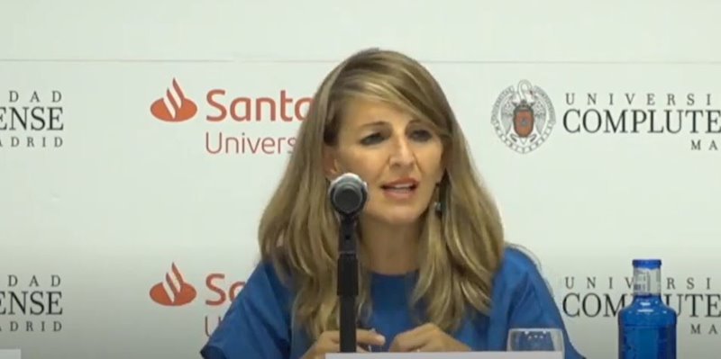 La ministra de Trabajo, Yolanda Díaz. | EUROPA PRESS ep la ministra de trabajo yolanda diaz 20200721174803