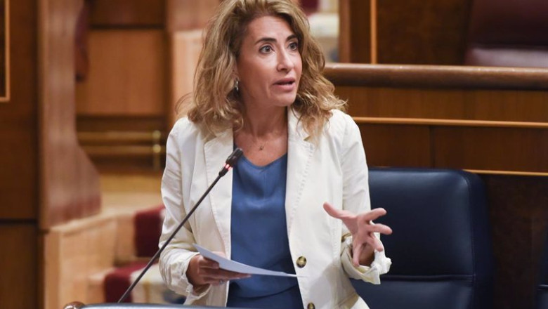 La ministra de Transportes, Movilidad y Agenda Urbana, Raquel Sánchez, interviene en una sesión plenaria, en el Congreso de los Diputados, a 29 de junio de 2022, en Madrid (España). | Gustavo Valiente - Europa Press ep la ministra de transportes movilidad y agenda urbana raquel sanchez interviene en una sesion 20220629170104
