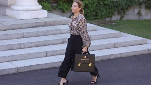 ep la ministra de transportes movilidad y agenda urbana raquel sanchez llega al palacio de la