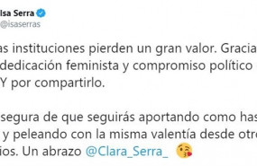 ep la portavoz de unidas podemos en la asamblea de madird isa serra lamenta la renuncia de su