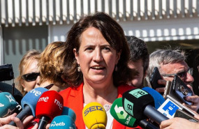 ep la presidenta de la anc asamblea nacional catalana elisenda paluzie atiende a los medios de