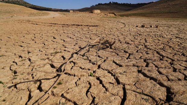 ep los restos del antiguo pueblo de penarubia han quedado al descubierto por la ausencia de agua en