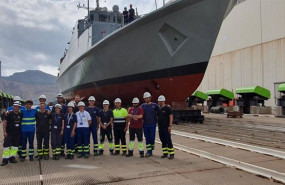 ep navantia pone a flote el cazaminas turia