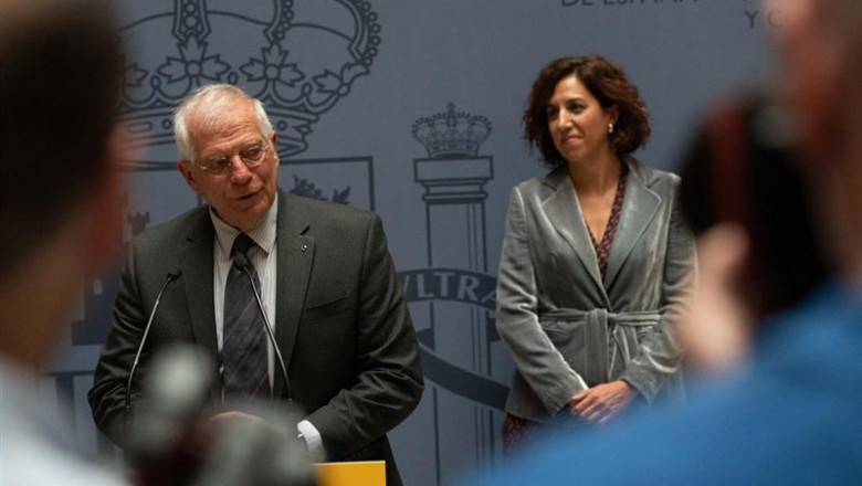 Oma de posesión de Irene Lozano como SE de la España Global, Irene Lozano | TWITTER MINISTERIO DE EXTERIORES - Archivo ep omaposesionirene lozanosela espana global irene lozano