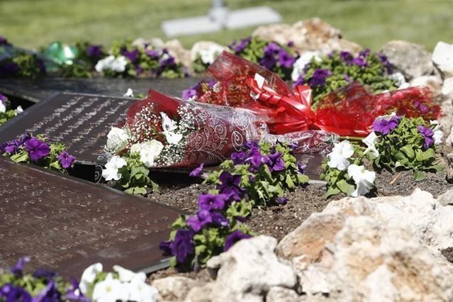 Placas de bronce con los nombres de los 154 fallecidos en el accidente de Spanair junto al olivo en memoria de las víctimas | EUROPA PRESS ep placas de bronce con los nombres de los 154 fallecidos en el accidente de spanair junto al olivo