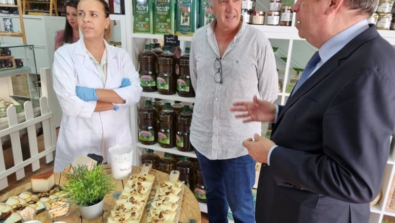 Planas en una quesería en el Alcalá de los Gazules. | MINISTERIO AGRICULTURA ep planas en una queseria en el alcala de los gazules