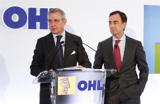 El presidente de OHL, Juan Villar-Mir, y su consejero delegado. | OHL ep presidenteohl juan villar-mir yconsejero delegado