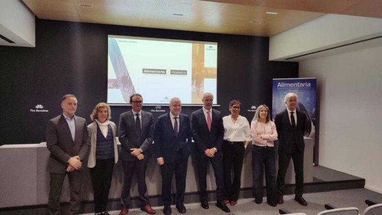 ep representantes de fira de barcelona alimentaria hostelco fiab e icex participan en la