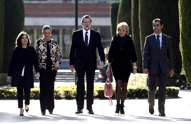 Santamaría, Cifuentes, Rajoy, Aguirre y Fernando Martínez Maillo | EUROPA PRESS - Archivo ep santamaria cifuentes rajoy aguirrefernando martinez maillo