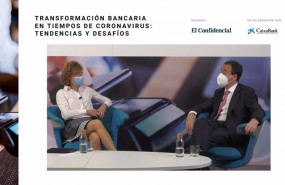ep subgonerbadora del banco de espana margarita delgado y el ceo de caixabank gonzalo gortazar