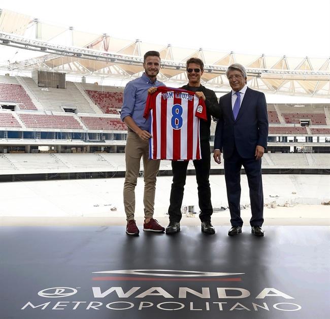 Tom Cruise Saúl Ñíguez Enrique Cerezo Atlético Wanda Metropolitano | ATLÉTICO DE MADRID ep tom cruise saul niguez enrique cerezo atletico wanda metropolitano