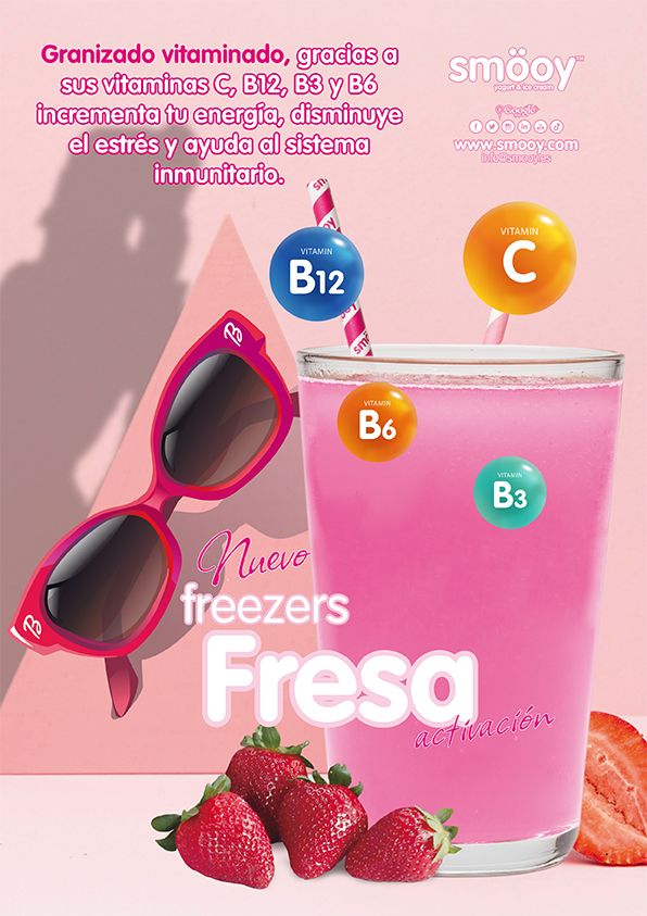 nuevo granizado vitaminado freezer de smooy