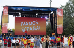 ep ambiente previo a la celebracion del partido entre espana y belgica del mundial de futbol 2026