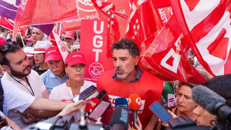 ep archivo el coordinador del area publica de ccoo lucho palazzo en una concentracion de ccoo y ep archivo el coordinador del area publica de ccoo lucho palazzo en una concentracion de ccoo y