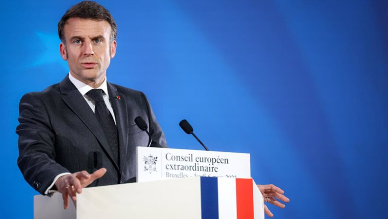 ep archivo el presidente frances emmanuel macron durante la cumbre informal del pasado 6 de marzo ep archivo el presidente frances emmanuel macron durante la cumbre informal del pasado 6 de marzo