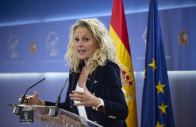 ep archivo   la diputada del psoe montse minguez ofrece una rueda de prensa en el congreso de los