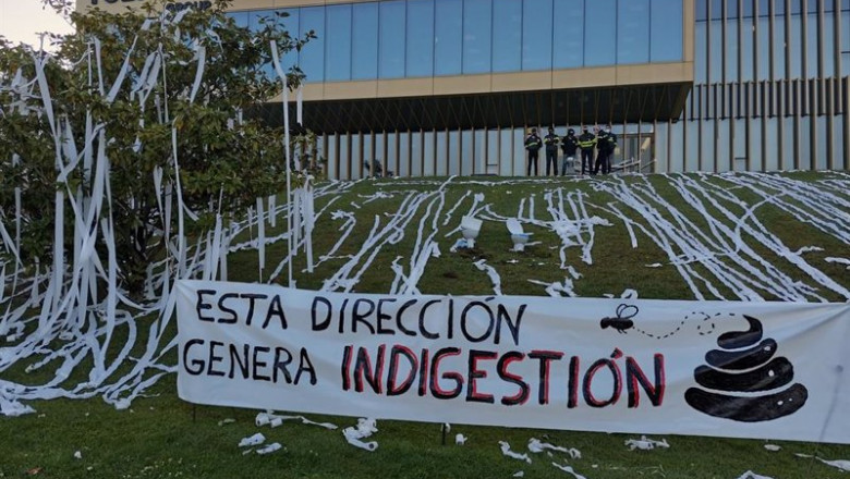 ep archivo   protesta de trabajadores de tubacex en derio bizkaia