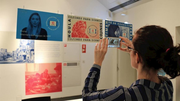 ep durante la exposicion los visitantes podran interactuar con sus telefonos moviles con las