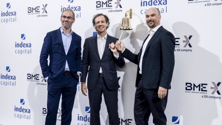 ep el equipo fundador de indexa capital durante su salida a bolsa ep el equipo fundador de indexa capital durante su salida a bolsa