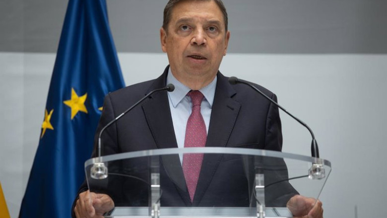 ep el ministro de agricultura luis planas interviene durante la toma de posesion de varios cargos de