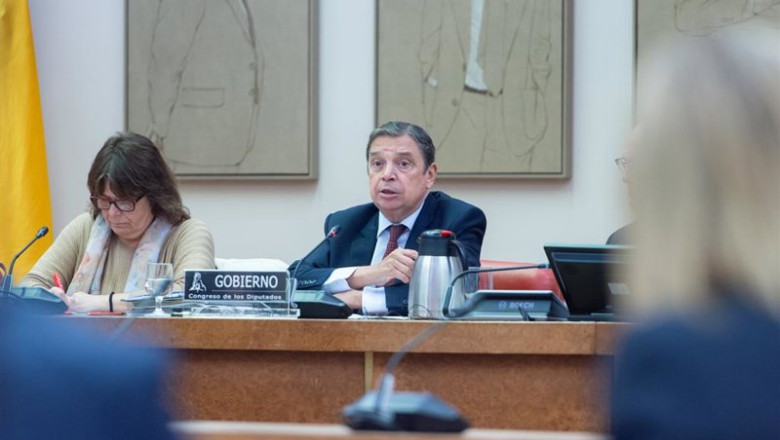 ep el ministro de agricultura pesca y alimentacion luis planas c comparece ante la comision de