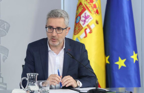 ep el ministro de hacienda arcadi espana ayer en la rueda de prensa del consejo de ministros