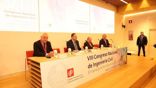 ep el ministro de transportes jose luis abalos en el congreso de ingenieria civil