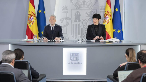 ep el ministro del interior fernando grande marlaska y la ministra de inclusion seguridad social y