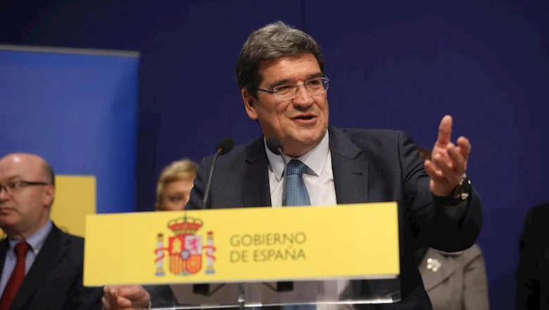 ep el nou ministre de seguretat social inclusio i migracions jose luis escriva durant la seva
