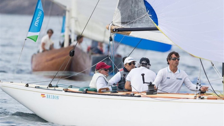 ep el rey juan carlos i a bordo del bribon movistar 500 en la regata juan carlos i el corte ingles