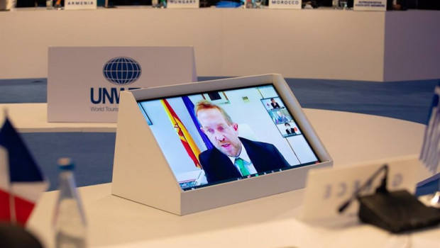 ep el secretario de estado de turismo fernando valdes en la reunion de la omt