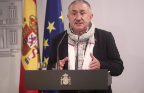 ep el secretario general de ugt pepe alvarez comparece en rueda de prensa tras la constitucion con