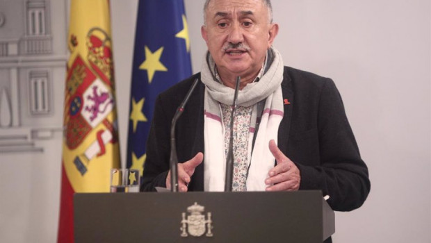 ep el secretario general de ugt pepe alvarez comparece en rueda de prensa tras la constitucion con ep el secretario general de ugt pepe alvarez comparece en rueda de prensa tras la constitucion con