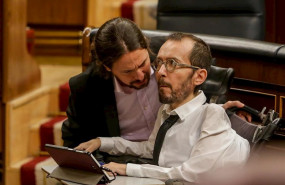 ep el vicepresidente segundo de derechos sociales y agenda 2030 pablo iglesias y el portavoz de