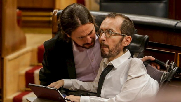 ep el vicepresidente segundo de derechos sociales y agenda 2030 pablo iglesias y el portavoz de