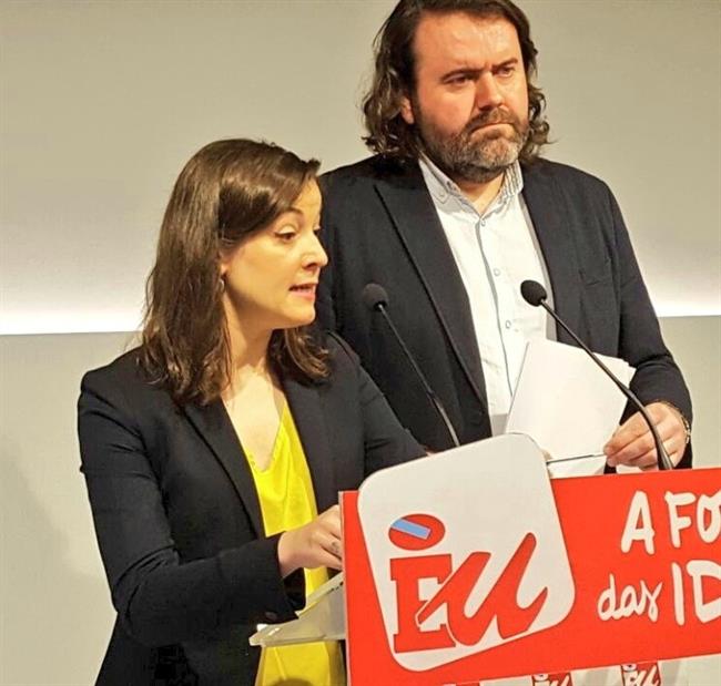 Eva Solla y Rubén Pérez (Esquerda Unida) | ESQUERDA UNIDA - Archivo ep eva sollaruben perez esquerda unida