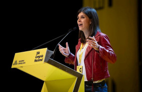 ep la portavoz y secretaria general adjunta de erc marta vilalta interviene en el 28 congreso
