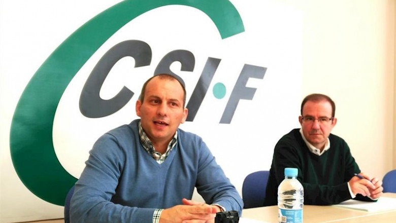 Mario Gutiérrez (a la izquierda) ha sido reelegido presidente nacional de Educación del sindicato CSIF. | EUROPA PRESS - Archivo ep mario gutierrez a la izquierda ha sido reelegido presidente nacional de educacion del sindicato