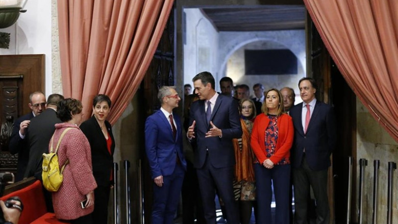 Pedro Sánchez visita Salamanca | Manuel Ángel Laya - Europa Press ep pedro sanchez visita salamanca