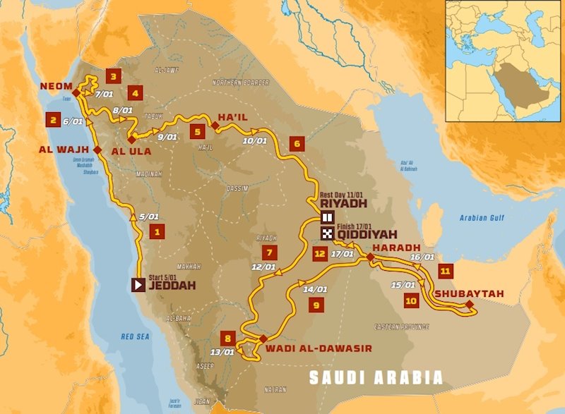 ep recorrido del rally dakar 2020